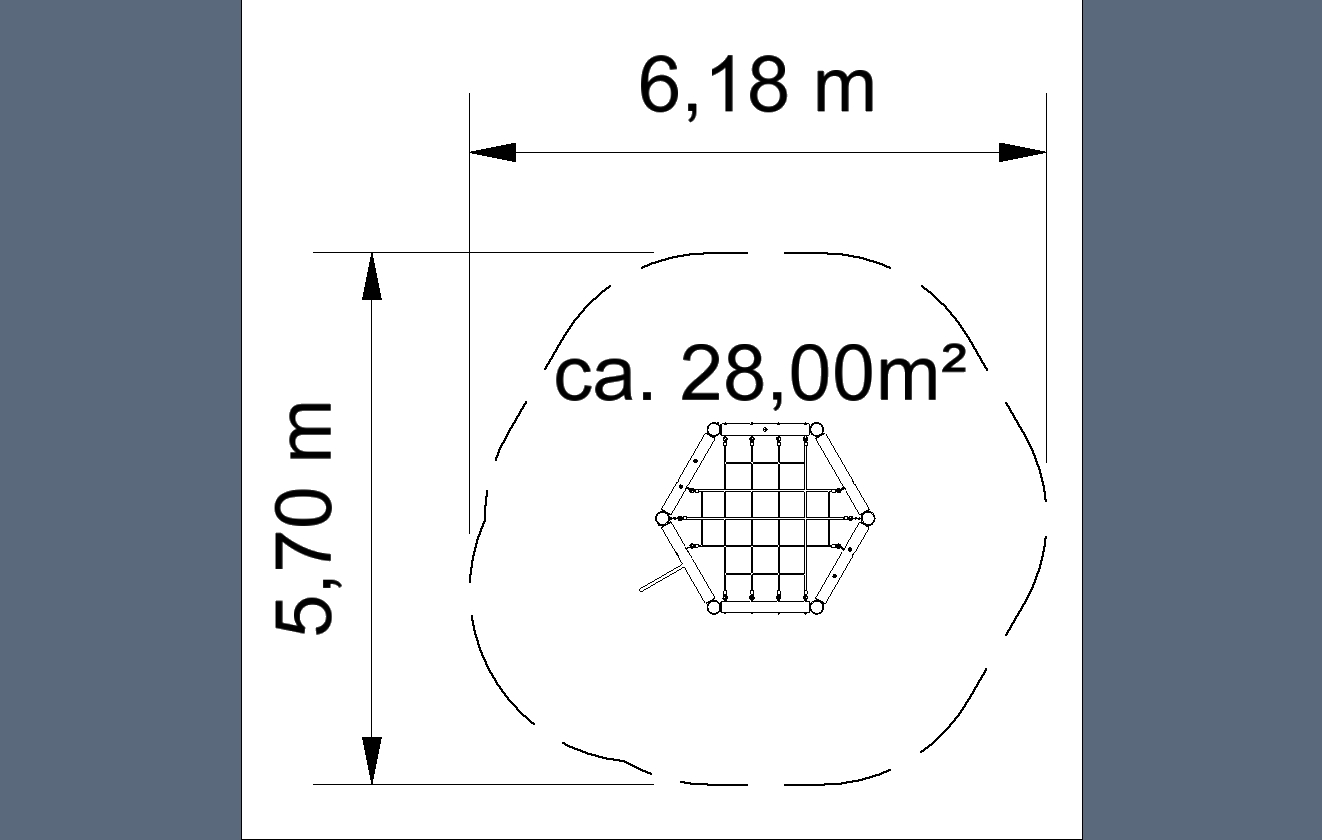 6-Eck-Spielanlage