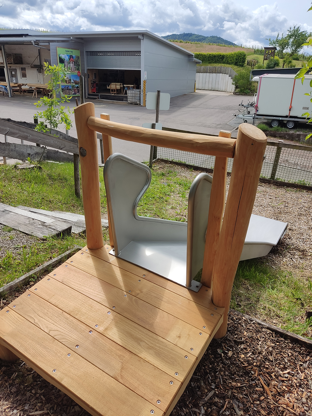 Hangrutschenpodest für Rutschenbreite 50 cm