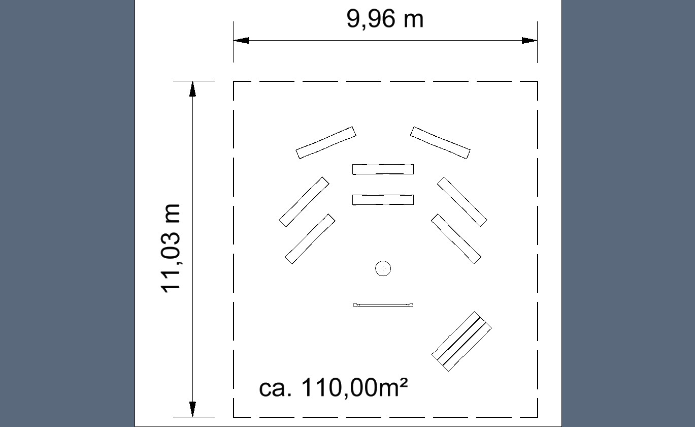 Waldklassenzimmer, groß