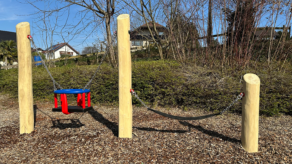 U3-Schaukel Duo mit Stahllaschen
